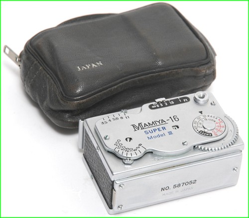 Mamiya-16 Super Model III Subminiature camera NOTTESTED - Afbeelding 1 van 5