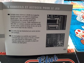 Notice Manuel Original De Jeu Hudson Hawk Pour Nintendo Nes en FRA