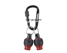 VESSEL Ball Grip Quick Catcher Galaxy Set of 2 Red with Bit Holder QB-22K2GRE