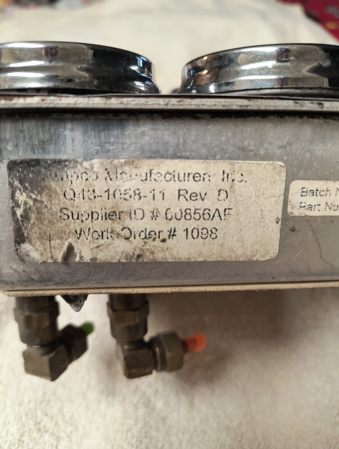 Kenworth W900 Instrument Gauge Cluster Q43-1058-11 RevD CB-1058 07/13/2000