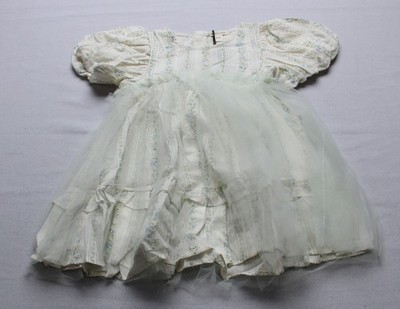 Before & Ever Girls Puff Sleeve Fleur Vale Knee Length Dress AC2 Green Size 2-3Y