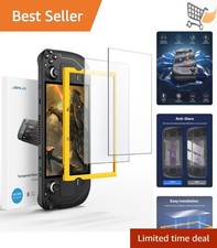 2-Pack Tempered Glass Screen Protector for Steam Deck 7 Inch Anti Glare Matte