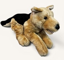 Animal Alley German Shepherd Plush Dog 16" Toys R Us exclusive Realistic Retired