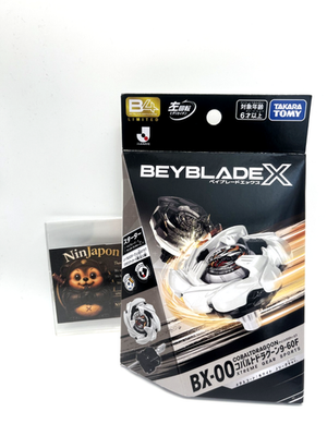 BEYBLADE X BX-00 Starter COBALTDRAGOON 9-60F Metal Coat White J
