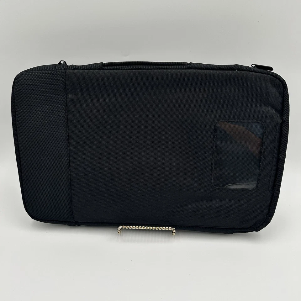 Funda de neopreno negra para computadora portátil Belkin (13–14′′) — Estuche acolchado de carga lateral con mango Foto 4 de 4