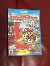 Paper Mario Color Splash  (Nintendo Wii U, 2016)
