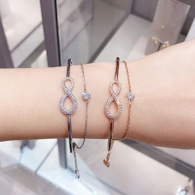 Template infinite love eternal love 8-character bracelet Swarovski element cryst