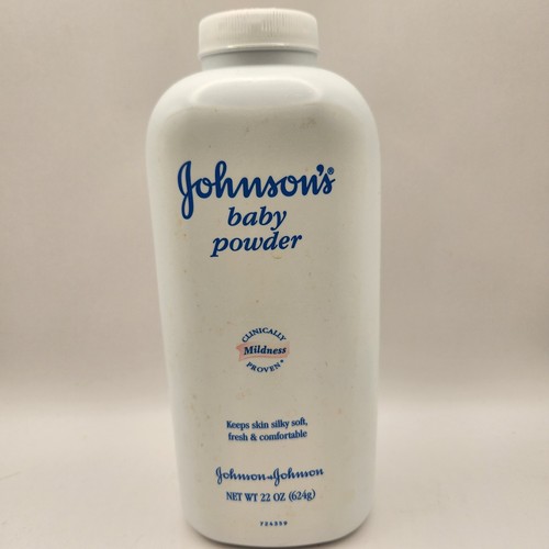 Johnson’s Baby Powder 2004 Original Formula 22 oz Talc Jumbo 50% Full Vtg
