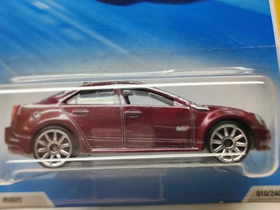 Hot Wheels 2010 Nuevos Modelos #10/44 Borgoña '09 Cadillac CTS-V Bonito! Foto 2 de 4