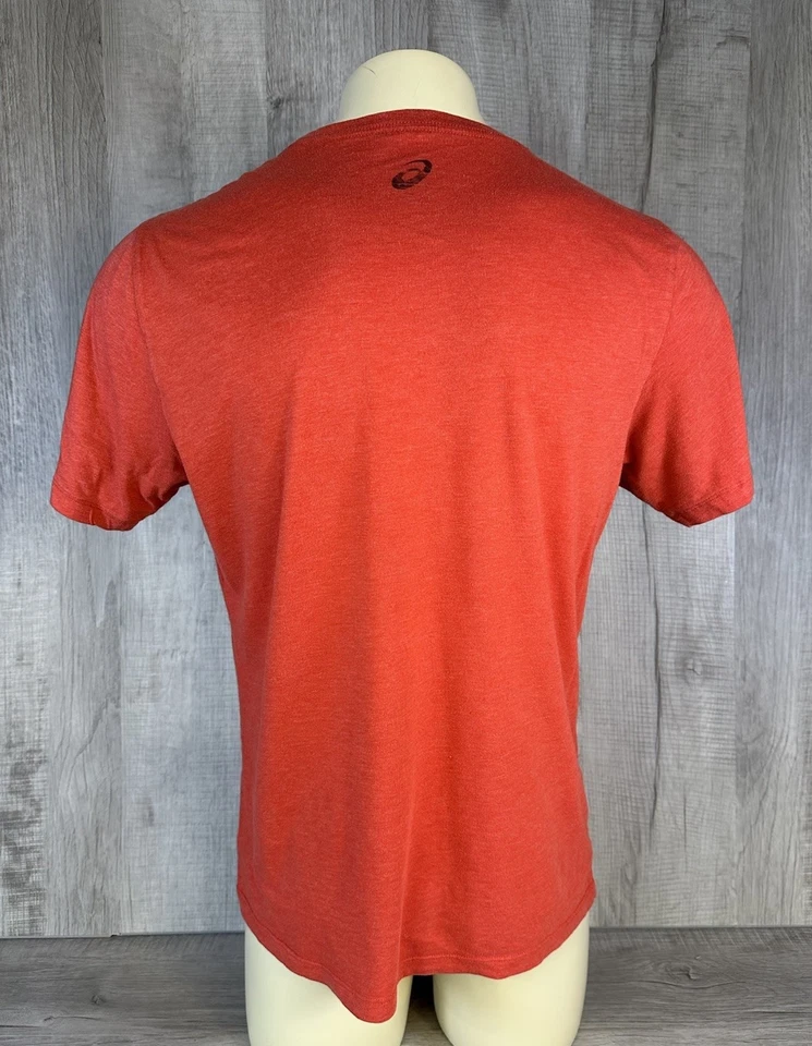 ASICS Tokyo Running Shirt Red Crew Neck Faded T Men’s Size L - Image 3 of 4