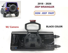 2018-2026 Jeep Wrangler Rear Back Door Tailgate Shell Liftgate Wcamera -black 2