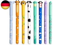 8Er Set Radierbare Gelstifte, 0,7 Mm Feinspitze, Bunte Gelstifte Mit