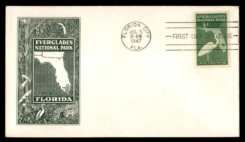 Mayfairstamps US FDC 1947 Bird Everglades First Day Cover aaz_95219