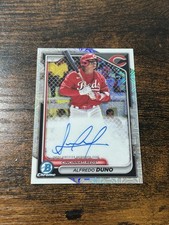 2024 Bowman Alfredo Duno Chrome Prospect Mega Box Mojo Auto #BMA-AD AUTO RC