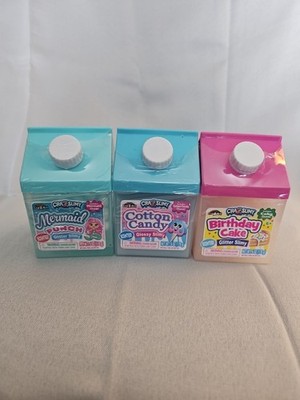 Cra-Z-Slimy Glossy & Glitter Scented Slime  6oz 3 Flavor Set!