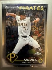 2024 Topps Chrome Update #USC27 Paul Skenes RC - Rookie Debut Base Set Card