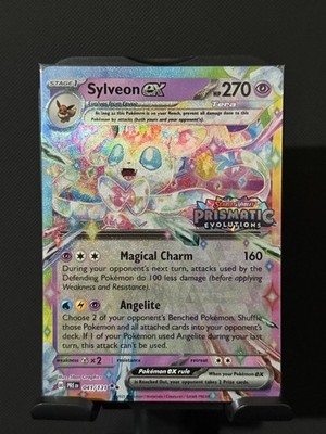 Sylveon EX 041/131 Stamped Prismatic Evolutions Surprise Box Promo Sealed