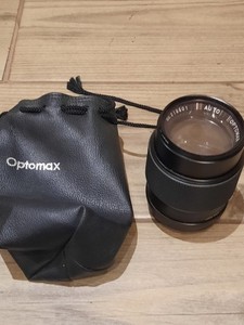 Pentax pk fit Optomax 135mm 1:2.8 lens, A/M aperture fits 35mm #87a