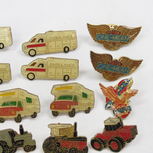 Lote de 22 pasadores vintage - ambulancia, cámper, remolque, tractor, scooter - Imagen 4 de 7