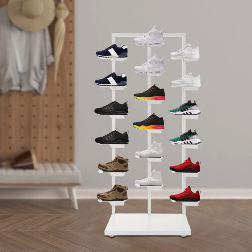 Commercial Rack Shoe Cabinet Organizer Storage Shelf Display Holder Shoe Shelf - Picture 18 of 21