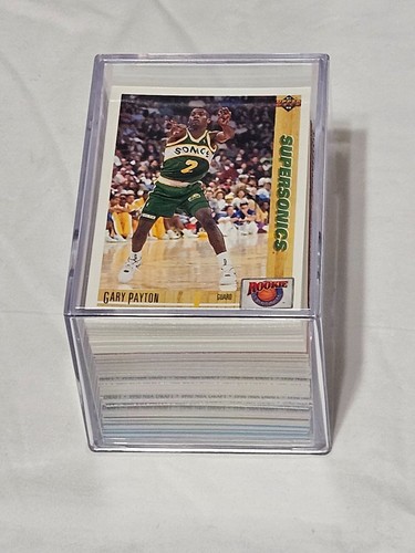 Lote de 150 tarjetas de baloncesto de la NBA. ¡Conjuntos completos de novato y más! Jordan, Payton. Años 90 - Imagen 11 de 11