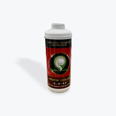 Growth Science Nutrients Rock Solid (0-4-4.5) Pint Size