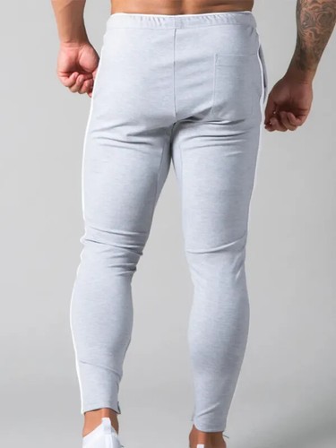 Pantalones Largos De Chándal Hip hop Para Hombres Moda Deportivo A Rayas Casual - Picture 23 of 28