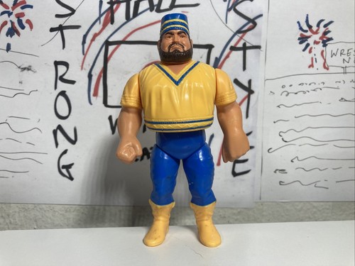 WWF Akeem Hasbro Wrestling Figure WWE WCW 1990 Ser...