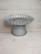 New Metal Cake Stand Riser Tier Tray Farmhouse Baking Decor Country Plate Charm