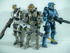K24i92291 HALO FREDERIC KELLY LINDA CUSTOM FIGURES SPARTAN COLLECTION COMPLETE