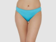 85 La Blanca Women Blue Island Goddess Hipster Bikini Bottom Swimwear Size 4