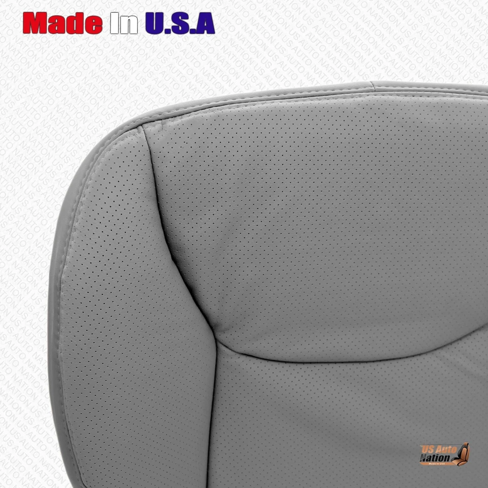 2005 Mercedes Benz S430 S500 S600 Driver Bottom Perforated Leather Cover Gray - Image 2 of 4