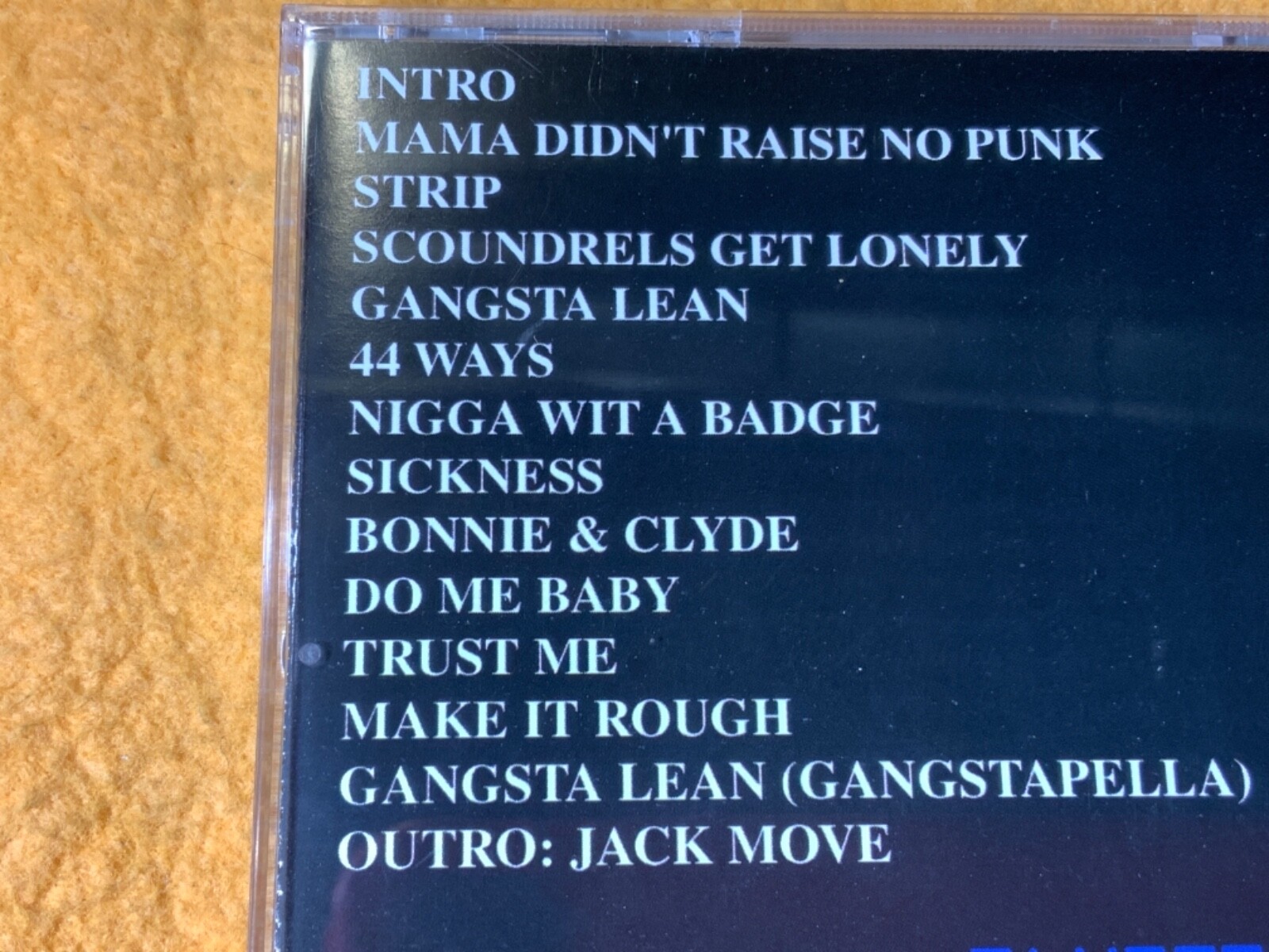 P6-40 D.R.S. Gangsta Lean .. PARENTAL ADVISORY .. 2000 - CD - HIP-HOP / RAP