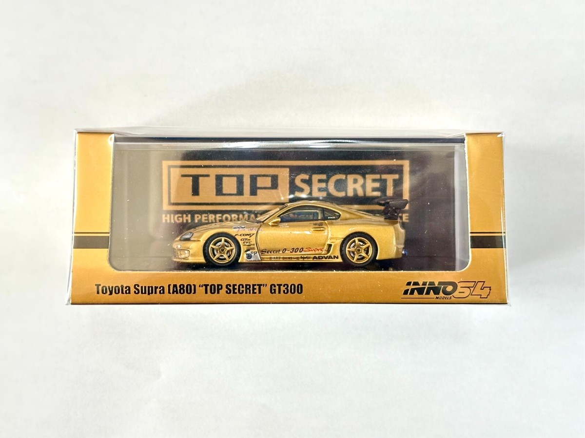 INNO 1/64 Scale model TOP SECRET Supra JZA80 GT300 Tokyo INNO 1/64 Scale model TOP SECRET Supra JZA80 GT300 Tokyo