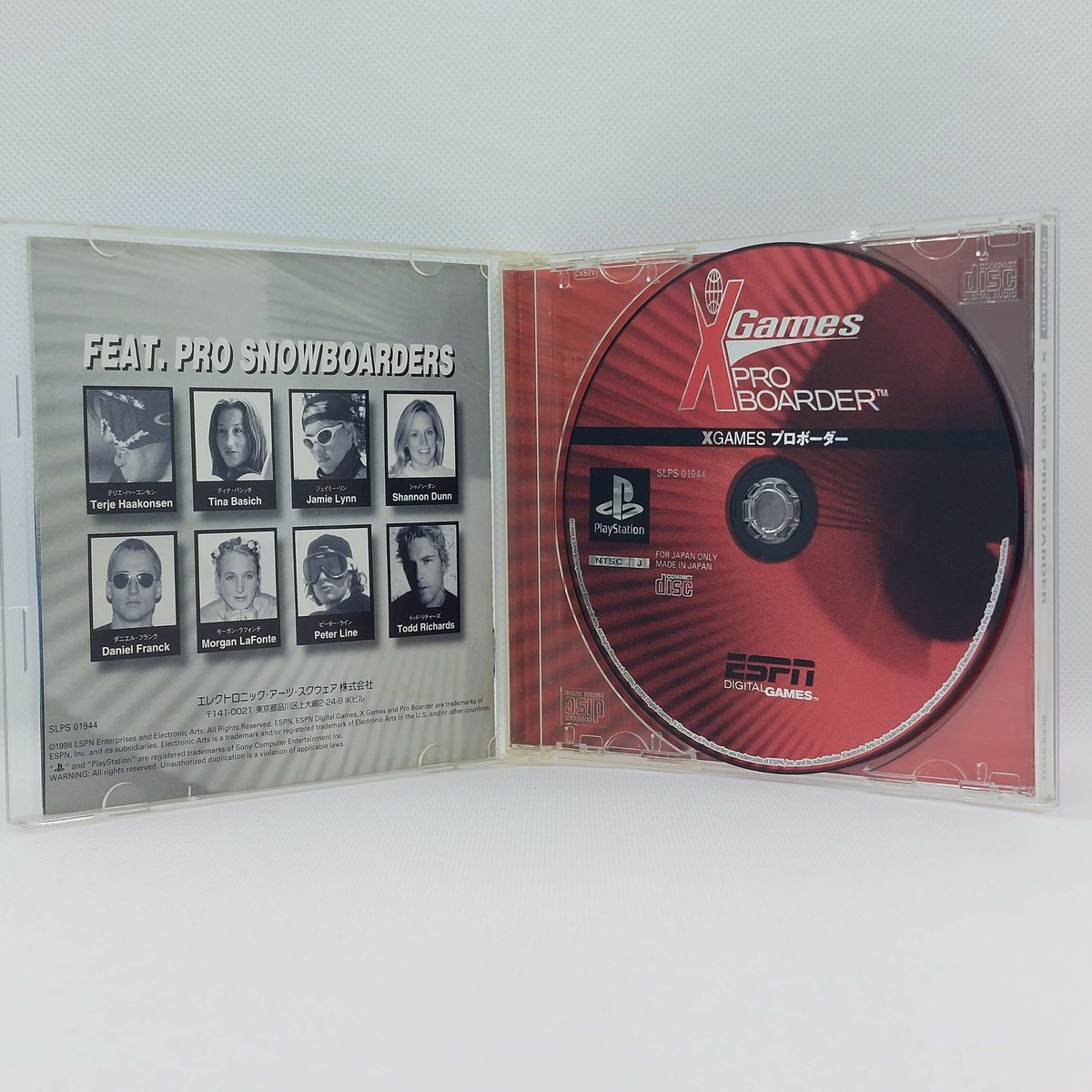 X Games Pro Boarder 1999 Sony PlayStation PS1 Erectronic