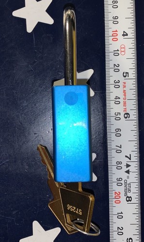AMERICAN LOCK BLUE Lockout Padlock Aluminum Boron Alloy A1105BLU Outdoor or In - Picture 7 of 12