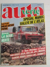 AUTO VERTE 4X4 N° 14 /PATROL