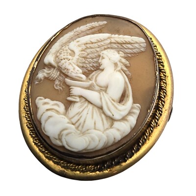 アクセサリー Antique Cameo Brooch Amazon.com: Cameo Brooches for Women Vintage, Brown Cameo