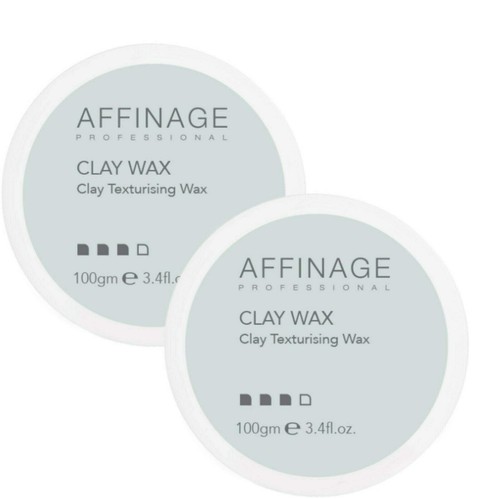 Affinage Professional Clay Texturising Wax 100ml Duo - 2 x 100ml