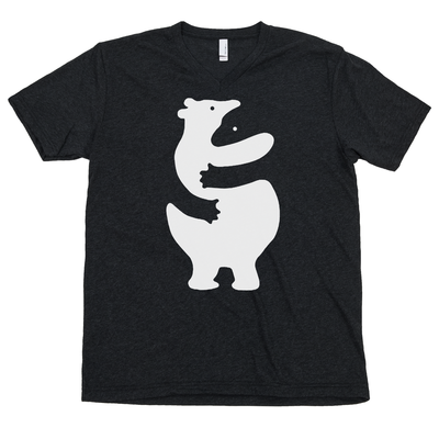 LVERSE 「BEAR HUG」 TEE 　サイズ：L Polar Bear Hug T Shirt Love Hugs Hugging Hugger Best Friends Cute