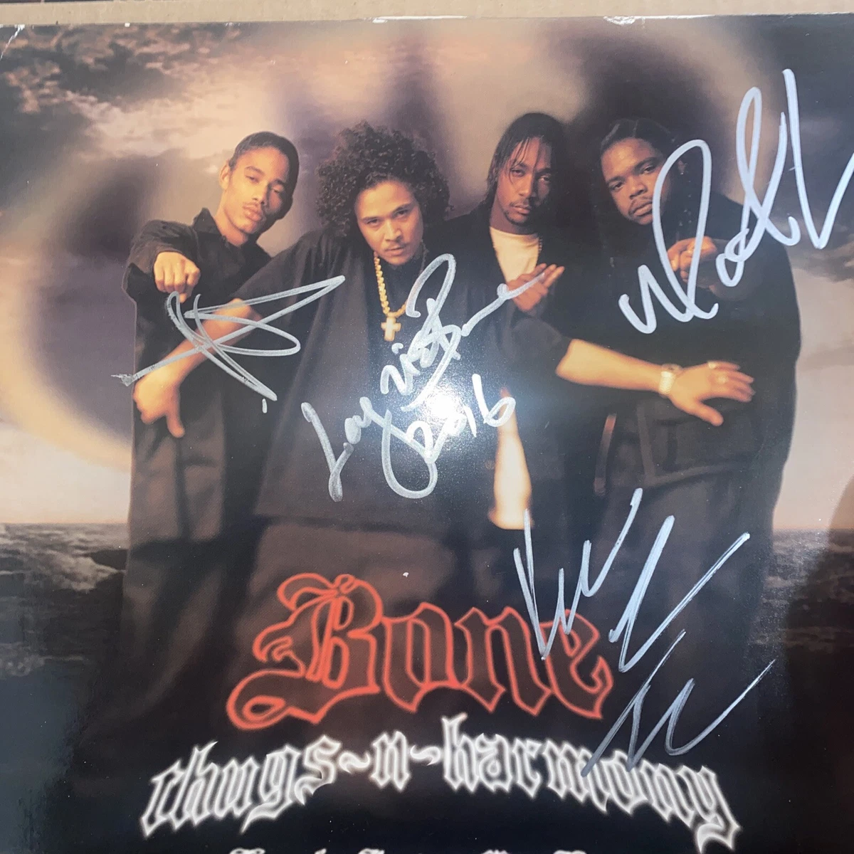 Bone Thugs N Harmony In Original Autographed Rap & Hip Hop