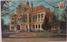 Vintage State Capitol Boise Idaho Gilded Divided Back Postcard 1909 Embossed