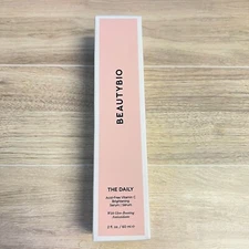 Beauty Bio The Daily Acid Free Vitamin C Brightening Serum 2 fl oz  NEW IN BOX