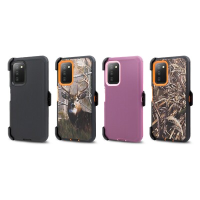 For Samsung Galaxy A03S Heavy Duty Case Belt Clip Holster Fit Otter box Defender