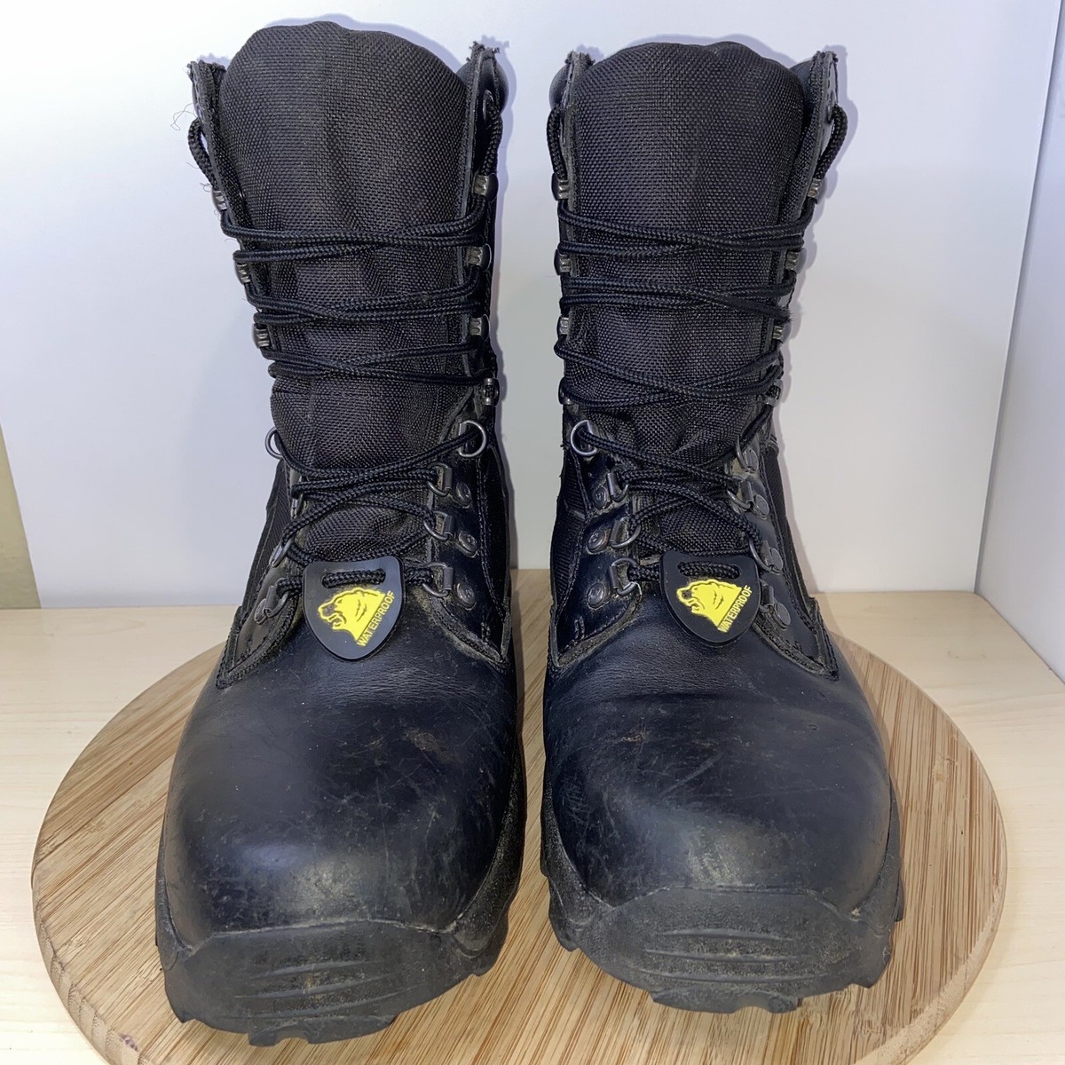 Herman Survivors Commander Military Boots Men’s Size 12 Black Leather Waterproof Herman Survivors Commander Men main image 2
