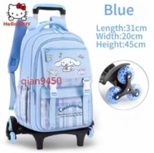 Cinnamoroll School Bag Six-wheeled Climb Stair Girl Large Capacity Students Gift