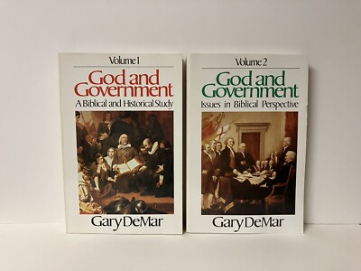 God and Government Vols 1 & 2 by Gary DeMar 2001 Trade Paperback VERY GOOD