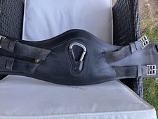 Devoucoux cintura dressage in pelle nera - 60 cm/24''