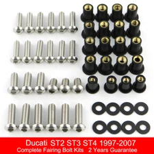 Stainless Steel Complete Fairing Bolts Kit Fit For 1997-2007 Ducati ST2 ST3 ST4