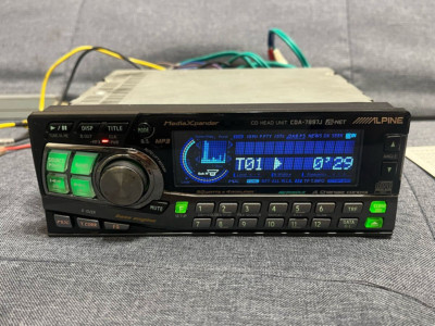 Rare Alpine CDA-7897J 1DIN Phantom Face CD Player Tested Working JP | eBay